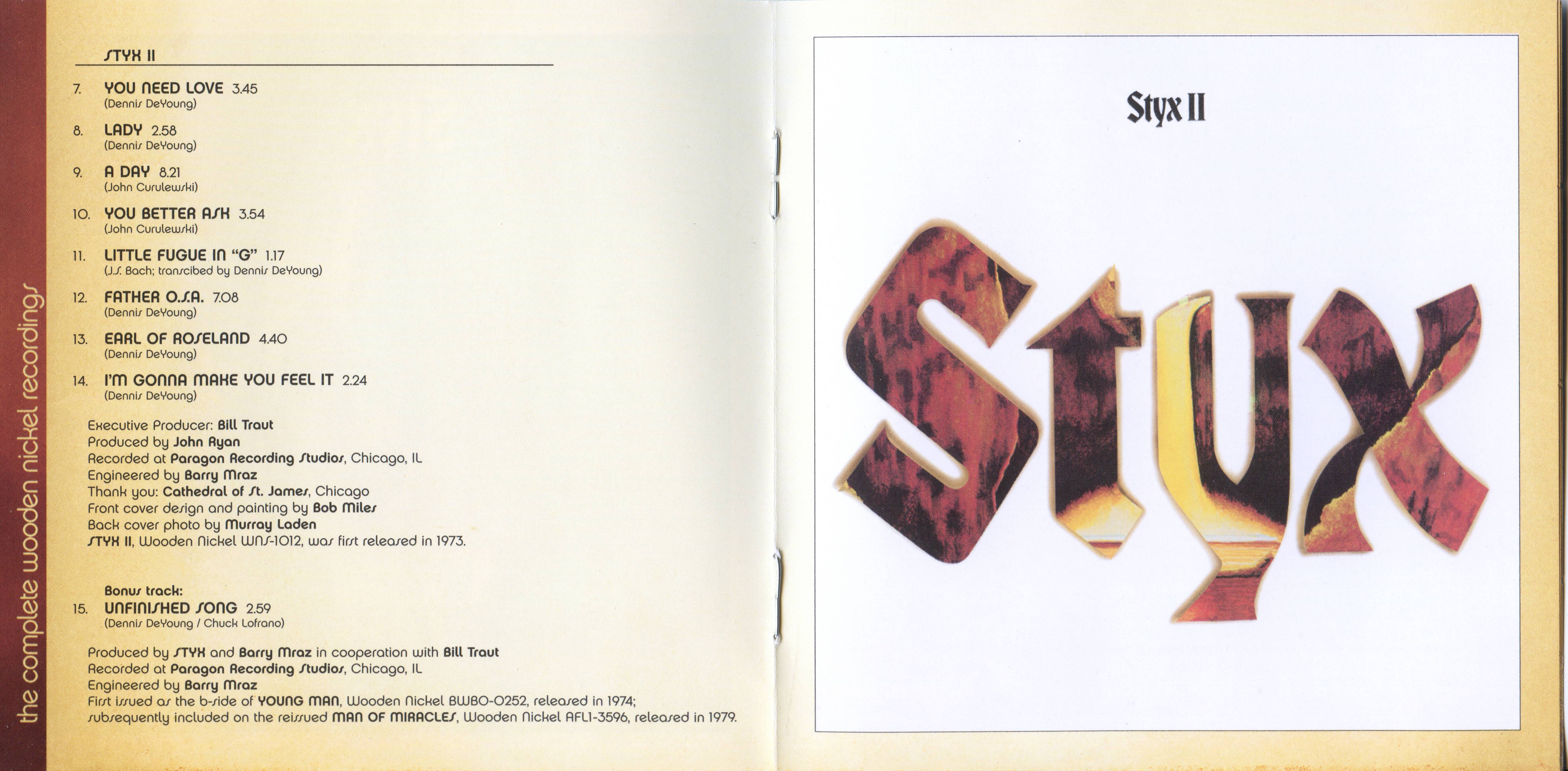 Styx  The Complete Wooden Nickel Recordings : Booklet4